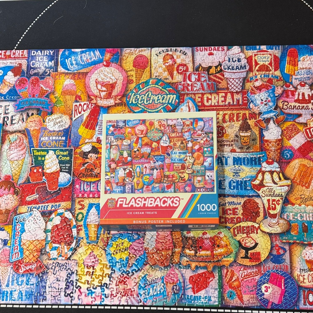 Colorful Ice Cream Puzzle